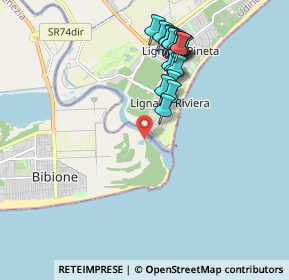 Mappa Via del Faro, 33054 Lignano Sabbiadoro UD, Italia (1.869)