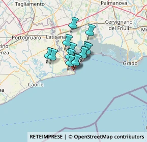 Mappa Via del Faro, 33054 Lignano Sabbiadoro UD, Italia (6.95571)