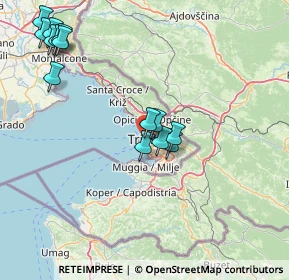 Mappa 34124 Trieste TS, Italia (17.19143)