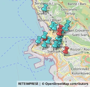 Mappa 34124 Trieste TS, Italia (1.22579)