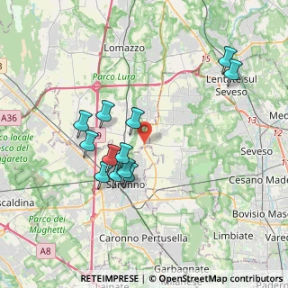Mappa SP 31, 22070 Rovello Porro CO, Italia (3.45417)