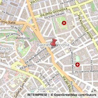 Mappa Via Vasari Giorgio, 4, 34129 Trieste, Trieste (Friuli-Venezia Giulia)