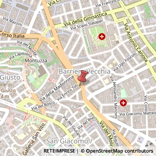 Mappa Via Alfredo Oriani, 9/A, 34131 Trieste, Trieste (Friuli-Venezia Giulia)