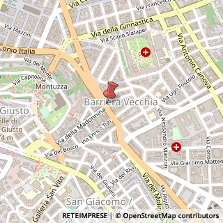 Mappa Largo della Barriera Vecchia, 15, 34129 Trieste, Trieste (Friuli-Venezia Giulia)