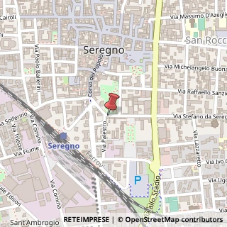 Mappa Via Stefano da Seregno, 20, 20831 Seregno, Monza e Brianza (Lombardia)