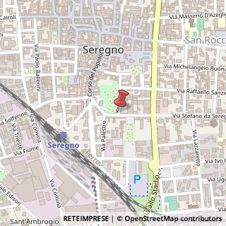 Mappa Via Stefano da Seregno, 5, 20831 Seregno, Monza e Brianza (Lombardia)