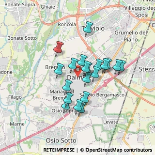 Mappa Viale Mazzini, 24044 Dalmine BG, Italia (1.376)