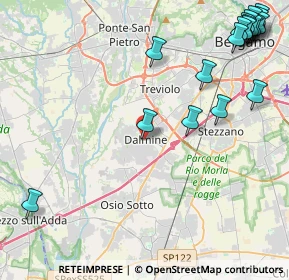 Mappa Via Giuseppe Mazzini, 24044 Dalmine BG, Italia (6.12)
