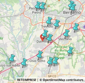 Mappa Via Giuseppe Mazzini, 24044 Dalmine BG, Italia (4.68563)