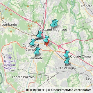 Mappa Via Lodi, 21013 Gallarate VA, Italia (3.08909)