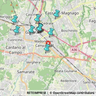 Mappa Via Lodi, 21013 Gallarate VA, Italia (1.96818)