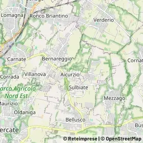 Mappa Aicurzio