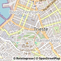 Kaart Trieste