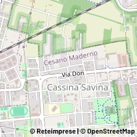 Mapa Cesano Maderno