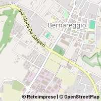 Mapa Bernareggio