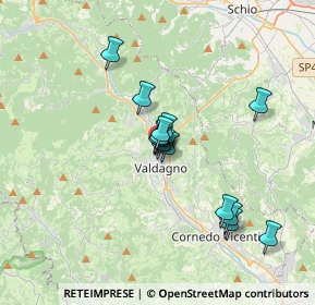 Mappa Via Fusinato Arnaldo, 36078 Valdagno VI, Italia (2.58929)