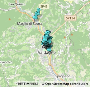 Mappa Via Fusinato Arnaldo, 36078 Valdagno VI, Italia (0.585)