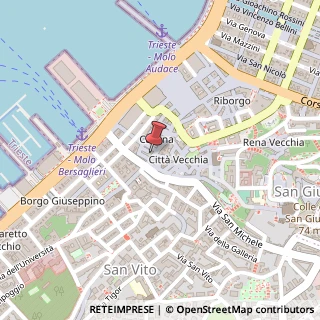Mappa Via di Cavana, 4, 34121 Trieste, Trieste (Friuli-Venezia Giulia)