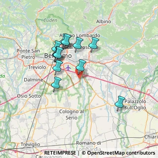 Mappa Via Magellano, 24050 Grassobbio BG, Italia (6.36538)