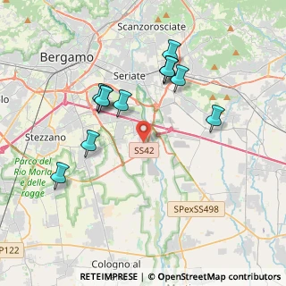 Mappa Via Magellano, 24050 Grassobbio BG, Italia (3.72667)