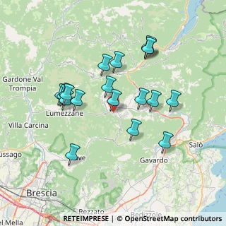 Mappa Via Guglielmo Marconi, 25071 Agnosine BS, Italia (6.92211)