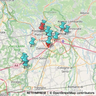 Mappa Centro Commerciale Le Due Torri, 24040 Stezzano BG, Italia (6.52833)