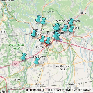 Mappa Centro Commerciale Le Due Torri, 24040 Stezzano BG, Italia (6.48067)