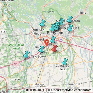 Mappa Centro Commerciale Le Due Torri, 24040 Stezzano BG, Italia (6.75071)