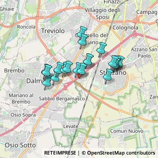Mappa Centro Commerciale Le Due Torri, 24040 Stezzano BG, Italia (1.3835)