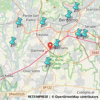 Mappa Centro Commerciale Le Due Torri, 24040 Stezzano BG, Italia (6.23167)