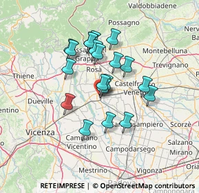 Mappa Stradella Posta Vecchia, 35013 Cittadella PD, Italia (10.92)