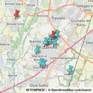 Mappa Viale G. Marconi, 24044 Dalmine BG, Italia (1.45818)