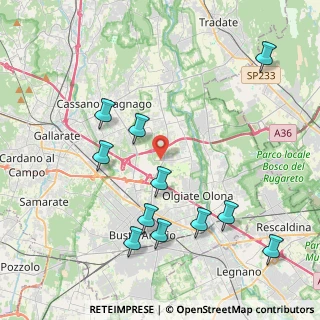 Mappa Via dei Combattenti, 21058 Solbiate Olona VA, Italia (4.54545)