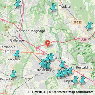 Mappa Via dei Combattenti, 21058 Solbiate Olona VA, Italia (6.06176)
