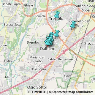 Mappa Piazza della Libertà, 24044 Dalmine BG, Italia (0.74909)