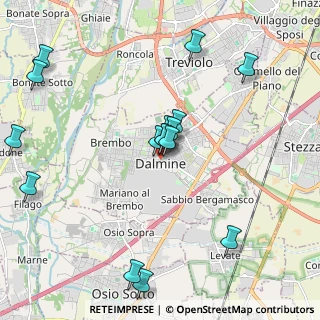 Mappa Piazza della Libertà, 24044 Dalmine BG, Italia (2.10875)