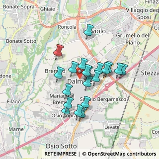 Mappa Piazza della Libertà, 24044 Dalmine BG, Italia (1.3775)