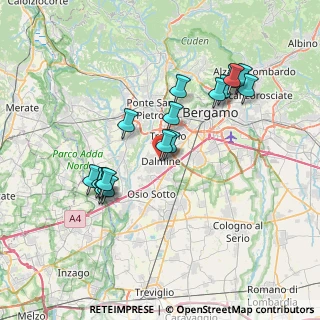 Mappa Piazza della Libertà, 24044 Dalmine BG, Italia (7.02412)
