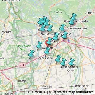 Mappa Piazza della Libertà, 24044 Dalmine BG, Italia (6.52056)
