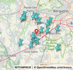 Mappa 24044 Dalmine BG, Italia (3.13706)