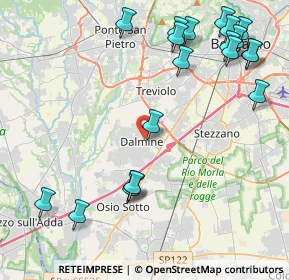 Mappa 24044 Dalmine BG, Italia (5.302)