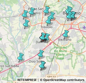 Mappa 24044 Dalmine BG, Italia (4.067)