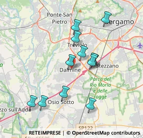Mappa 24044 Dalmine BG, Italia (3.3625)