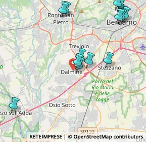 Mappa 24044 Dalmine BG, Italia (5.00214)