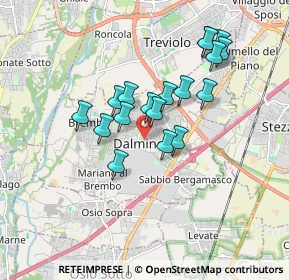 Mappa 24044 Dalmine BG, Italia (1.48333)