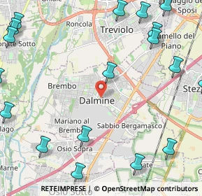 Mappa 24044 Dalmine BG, Italia (3.327)