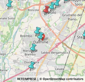 Mappa 24044 Dalmine BG, Italia (2.82917)