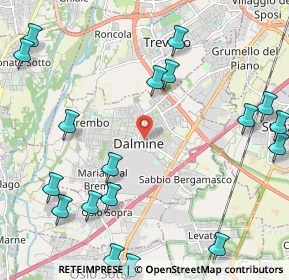 Mappa 24044 Dalmine BG, Italia (2.998)