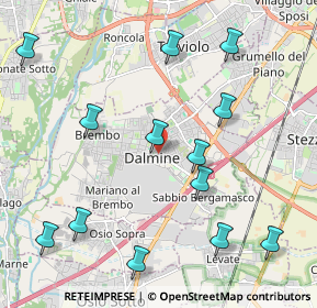 Mappa 24044 Dalmine BG, Italia (2.40769)