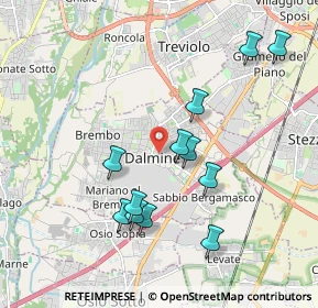 Mappa 24044 Dalmine BG, Italia (1.8825)